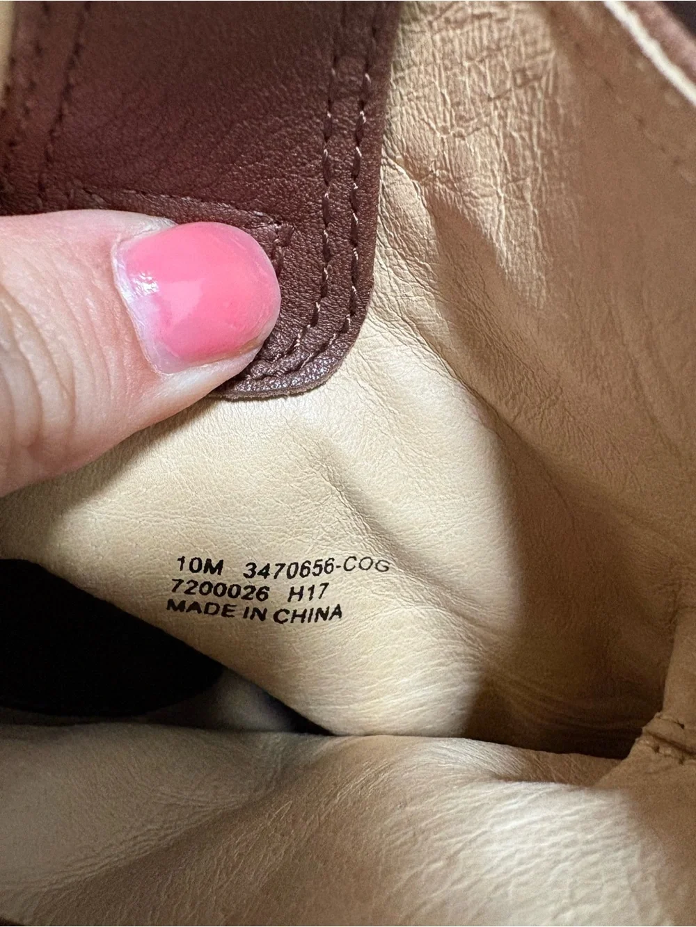 Women's Brown Leather Wedge Ankle Boots Frye Carson size 10